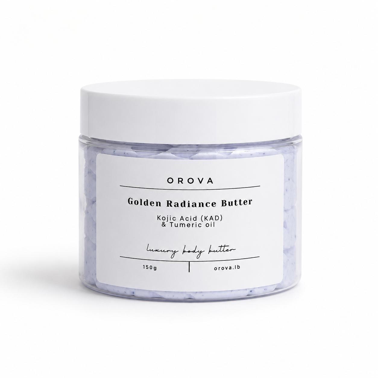 Golden Radiance — Brightening Body Butter with Kojic Acid & Turmeric